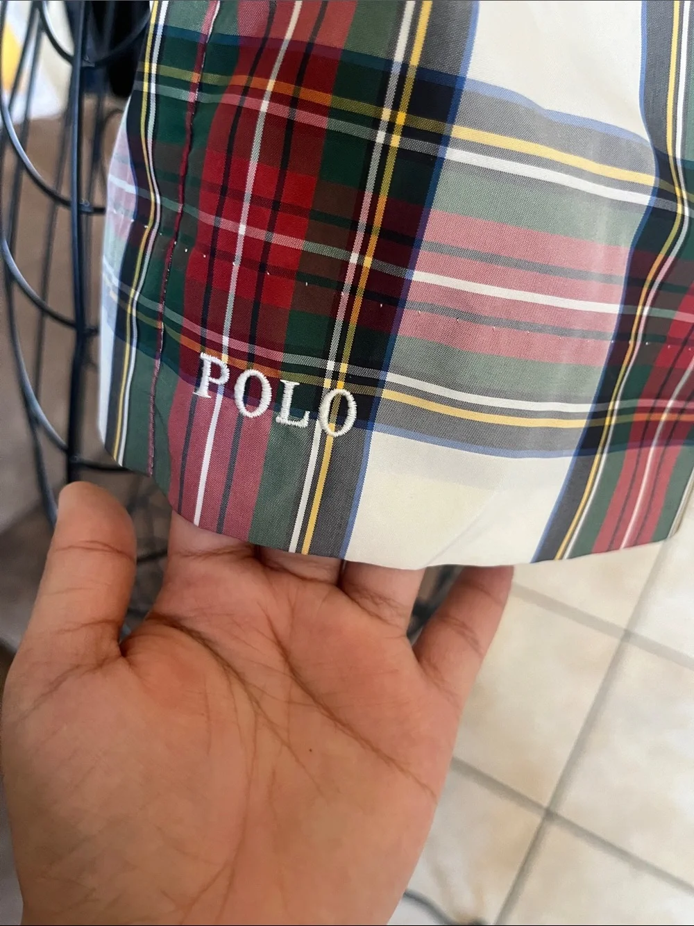 Polo Ralph Lauren sleeveless plaid